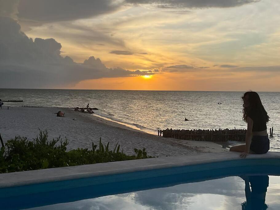 Вілла La Casa Amarilla Frente Al Mar Челем Екстер'єр фото