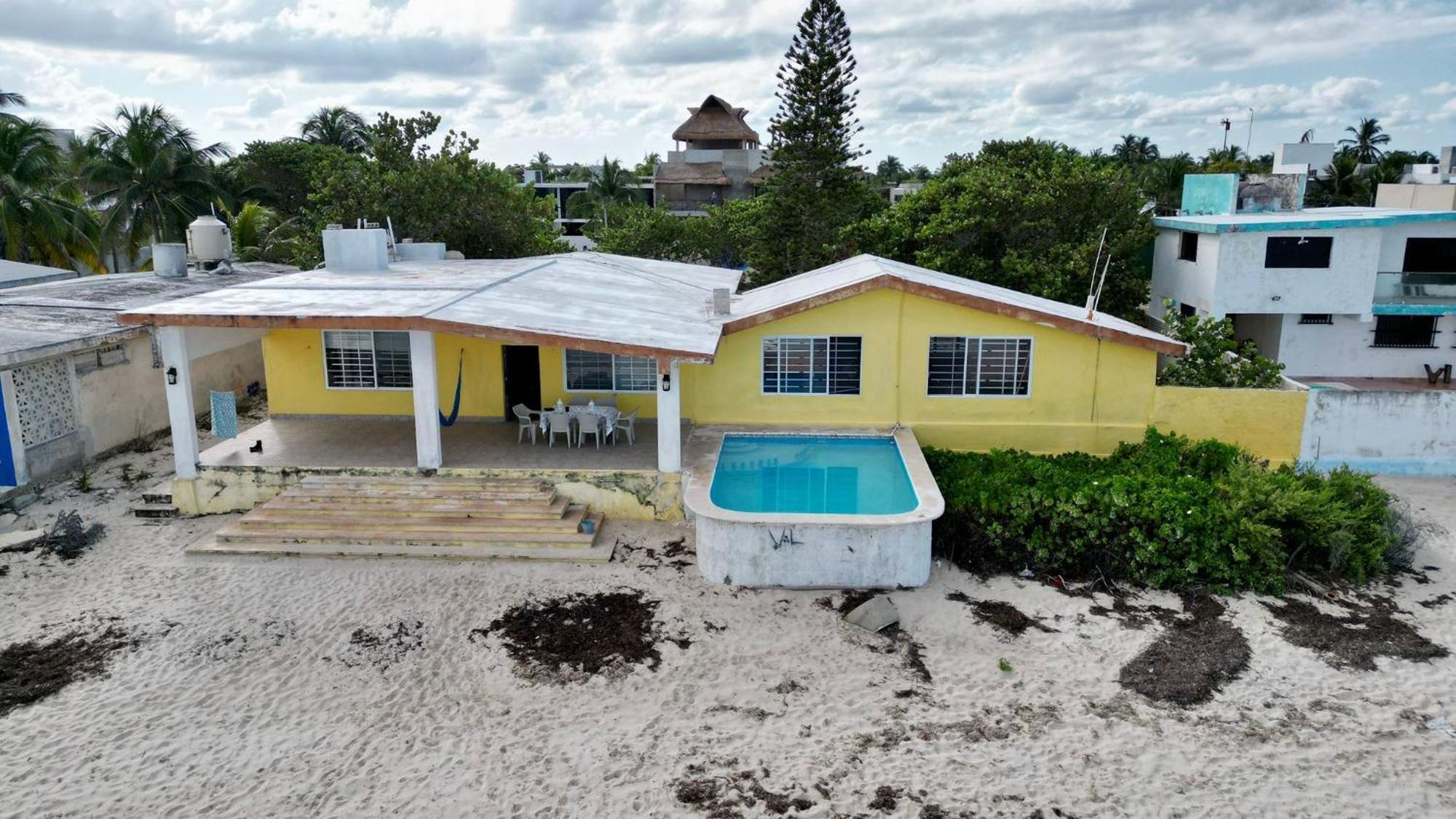 Вілла La Casa Amarilla Frente Al Mar Челем Екстер'єр фото